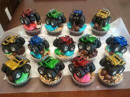 Pin By Pineapple Delite On Pineapple S Delites Monster Truck Cupcakes First Birthdays Boy Birthday