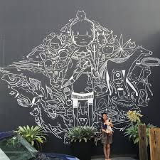 Graffiti Street Art Brisbane Dog Art Culture Free 1 James Street Fortitude Valley A 56 James Street Graffiti Street Art Art