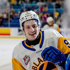 Diagnosed with Type 1 Diabetes in Grade 2, rookie forward Zach Olsen  initially had doubts about his hockey future Today, the Blades' first pick  of the 2023 @westernhockeyleague Prospects Draft is showing