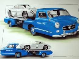 Mercedes Benz Blue Wonder Transporter Le Mans Mercedes Mercedes Slr