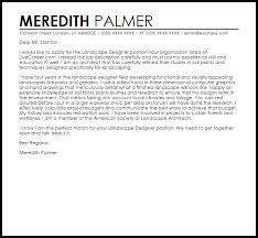 Check spelling or type a new query. Landscape Designer Cover Letter Sample Cover Letter Templates Examples