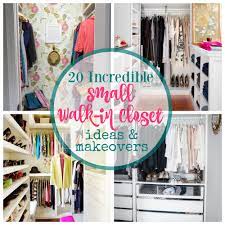 This piece of furniture is in a way. 20 Incredible Small Walk In Closet Ideas Makeovers The Happy Housie