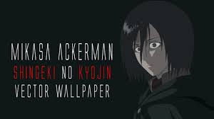 Mikasa Ackerman Death Stare Shingeki No Kyojin Vector Anime Wallpaper Timelapse Youtube About death manhwa ch.19 : mikasa ackerman death stare shingeki