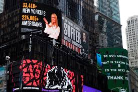 The lincoln project placed billboards featuring ivanka trump and jared kushner in times square.credit.dave sanders for the new york times. Times Square Billboards With Ivanka Trump And Jared Kushner Stir Skirmish The New York Times