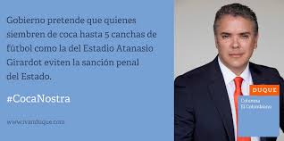 Tenemos para ti videos, imágenes y una amplia cobertura e información actualizada. Ivan Duque Twitterren Cuando Mas Coca Produce Colombia Gobierno Quiere Modificar Codigo Penal Para Favorecer A Cultivadores Cocanostra Https T Co Qazuzkqz5k Https T Co Nme5vlkz13