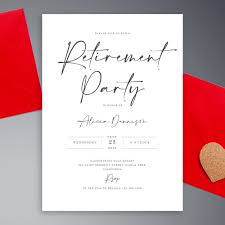 When you plan on throwing a party you make sure that your guests end up have a very good time. Retirement Party Invitations Printed Or Digital