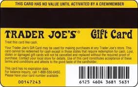 All questions regarding your gift card balance should be directed at the merchant that. Gift Card Pow Trader Joe S United States Of America Trader Joe S Col Us Trj 013