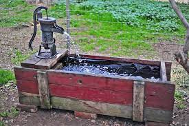 Try antique stores and second hand websites. True Farmhouse Memories Diy Garden Fountains Garden Water Fountains Antique Water Pump