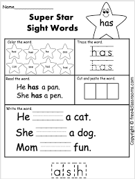 Match words with pictures worksheets for kids, teachers, and parents. Free Sight Word Worksheet Has Free4classrooms