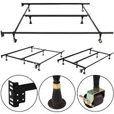 Mattress companies also require that you use a center support to keep your mattress warranty valid. Heavy Duty Steel Bed Frame Adjustable Queen Full Twin Size W Center Support Us Bedding Patterer Home Garden