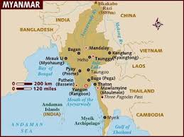 Map Of Myanmar Myanmar Bagan Myanmar Travel