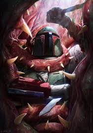 The Horrible Truth Behind Boba Fett S Escape From The Sarlacc Pit Star Wars Wallpaper Star Wars Boba Fett Star Wars Art