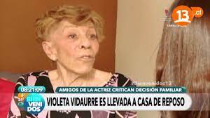 Violeta rosa ester vidaurre heiremans, better known as violeta vidaurre, is a chilean actress with a long television and theater career, with more than 120 characters played since her debut. La Historia De Violeta Vidaurre Bienvenidos Youtube