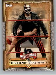 Check spelling or type a new query. Amazon Com 2020 Topps Wwe Road To Wrestlemania Roster Wm 14 The Fiend Bray Wyatt Wrestling Trading Card Collectibles Fine Art