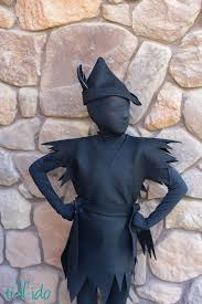 How To Peter Pan S Shadow Costume Make Clever Halloween Costumes Shadow Costume Halloween Kids