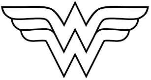 Logos For Wonder Woman Logo Coloring Pages Desenho Mulher Maravilha