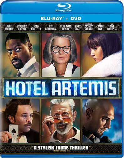 Amazon.com: Hotel Artemis : Jodie Foster, Sterling K. Brown, Sofia  Boutella, Jeff Goldblum, Jeff Goldblum & the Mildred Snitzer Orchestra,  Brian Tyree Henry, Jenny Slate, Zachary Quinto, Charlie Day, Dave Bautista,  Kenneth