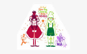 Homestuck is a webcomic written, illustrated, and animated by american author and artist andrew hussie. How The Grinch Stole Christmas Homestuck Troll Dr Caliborn X Damara Free Transparent Png Download Pngkey