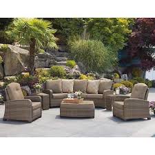 Barcalounger 6 Piece Theater Seating Set Patio Furnishings Garden Furniture Design Patio Sofa Set
