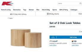 Peralta rattan wicker coffee table this coffee table may look. Kmart Australia Scathing Review Cult Must Have Oak Tables Practical Parenting Australia