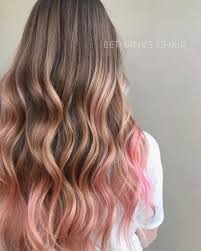43 Balayage High Lights To Copy Today The Goddess Light Pink Hair Hair Color Pink Hair Highlights