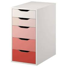 Peachy Pink Ombre Pattern Decal Set For Ikea Alex Drawer Unit Ikea Alex Drawers Drawer Unit Ikea Alex
