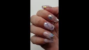 Cute winter nails in pink. How To Create Acrylic Winter Nails Short Acrylic Nails For Beginners Youtube