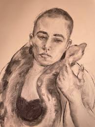 Hello to Ares, the 4-month-old baby boa constrictor