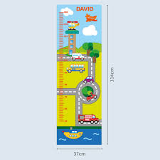 personalised transport height chart