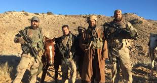 This group of men from the u.s. Full Length Beards And Neck Tattoos How The Us Army Rewrote 12 Strong A K A Horse Soldiers Spy Culture
