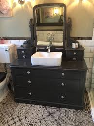 See more ideas about bathroom design, bathroom, bathroom vanity cabinets. This Vintage Dresser Has Been Upcycled Into A Beautiful Bathroom Vanity Unit Complete With Cou Unique Bathroom Vanity Beautiful Bathroom Vanity Unique Bathroom