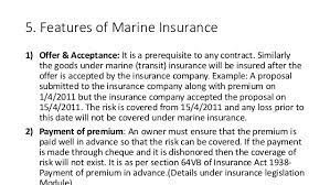 Protect the assured against losses on inland waters. Logistic Insurance Ch 5 Marine Intro