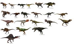 size comparison of dinosaurs carnivorous theropods steemit