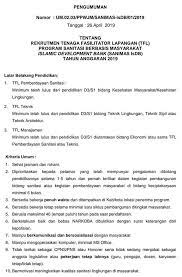 Gaji tfl sanimas 2020 pengumuman lulus administrasi tfl program sanimas tahun 2020 ato menulis kabar gembira kenaikan gaji dan pensiunan asn 2020 teru fasilitas sanitasi jangan jadi monumen. Segera Dibutuhkan 13 Orang Klinik Sanitasi Kemenpupr Facebook