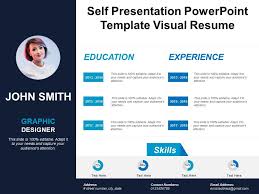 A one noded best medical powerpoint templates. Self Presentation Powerpoint Template Visual Resume Powerpoint Slides Diagrams Themes For Ppt Presentations Graphic Ideas