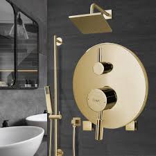 Check spelling or type a new query. Buy Bravat Rainfall Square Shower Head And Hand Held Shower With Body Jet