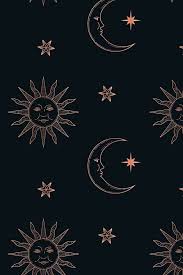 Hippie suns art moon&sun hippie art, sun art. Aesthetic Sun And Moon
