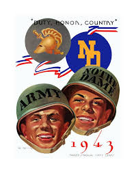 Maybe you would like to learn more about one of these? 1943 Army Black Knights Vs Notre Dame Fighting Irish 22 X 30 Canvas Hi By Mounted Football Poster Notre Dame Fighting Irish Notre Dame Fighting Irish Football