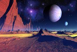 Stellar Vista Space Art Landscape By Dawid Michalczyk Planets Art Space Art Alien Planet