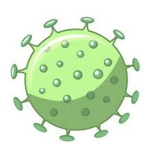 Bacteria And Germs Cells Microbes Icons Royalty Free Vector Line Art Vector Vector Free Vector Images