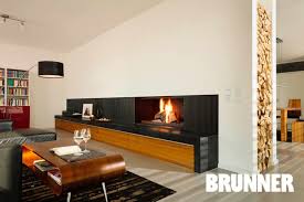 Offener Kamin Raumteiler Xxl Moderne Cheminee