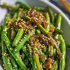 Garlic Chinese Style Green Beans Recipe Yummly Recipe In 2020 Green Bean Recipes Green Bean Side Dish Recipes Bean Recipes