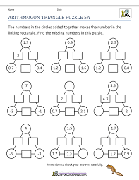 Here you will find our range of 3rd grade math brain teasers and puzzles which will help your child apply and practice their math skills to solve a range of challenges and number problems. Printable Math Puzzles 5th Grade
