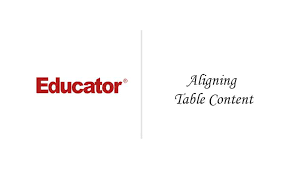 I was shocked to find that no one had put this excelent song in this. 91 Aligning Table Content Adobe Dreamweaver Cs6 Educator Com