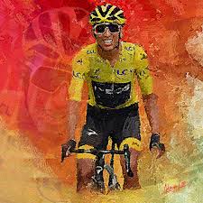 Egan bernal is the first colombian to ever won the tour de france. Egan Bernal Team Ineos Yellow Jersey Winner By Realdealluk On Deviantart Bicycle Race Bernard Bicycle
