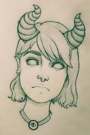 Demon Girl Face Drawing Drawing Art Ideas Demon face drawings | demon face by jonny5nlala. demon girl face drawing drawing art ideas