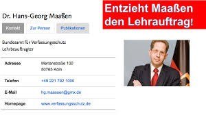 Hans georg maassen stock photos and editorial news pictures from getty images. Topic Maassen Change Org