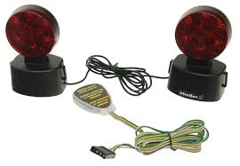 All blazer® led trailer light kits come with necessary wiring, brackets, mounting each diagram will show the specific requirements for that vehicle type. Blazer Magnetic Tow Lights Red Leds 4 Way Flat Connector Wireless Blazer Tow Bar Wiring C6304