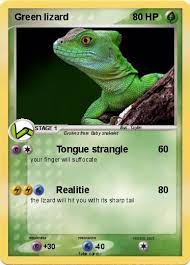 It's not surprising that they would extend there reach to mobile games. Pokemon Green Lizard