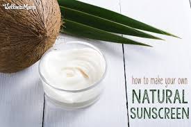 how to make natural homemade sunscreen